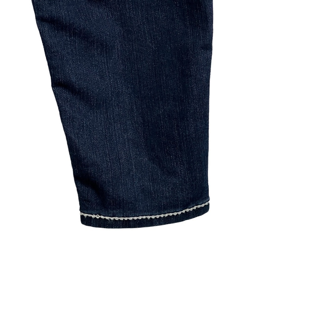 Seven7 Dark Wash White stitching embellished pocket Skinny leg Jeans Size 31 - Picture 5 of 10
